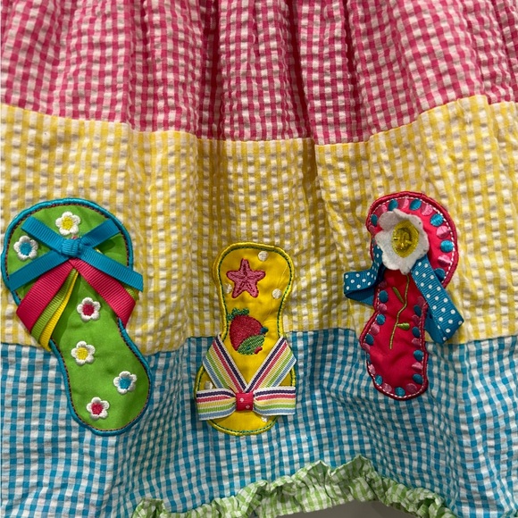 Rare Editions Seersucker Dress - Picture 3 of 5